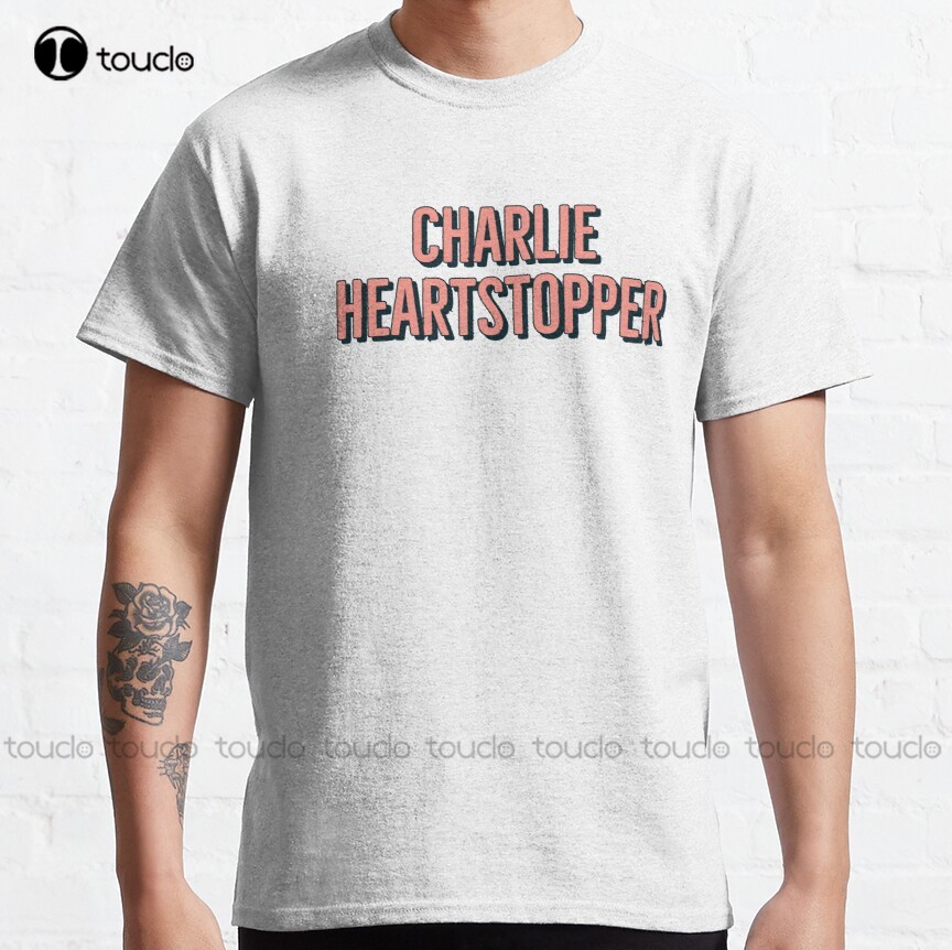Charlie Heartstopper  Classic T Shirt Funny Shirts For Women Outdoor Simple Vintag Casual T Shirts Xs 5Xl Breathable Cotton New